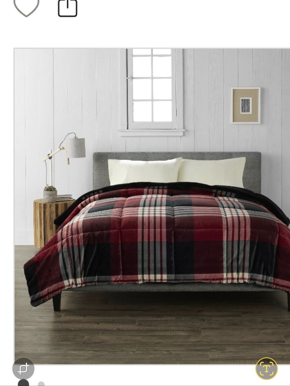 Cuddl Duds Reversible Comforter